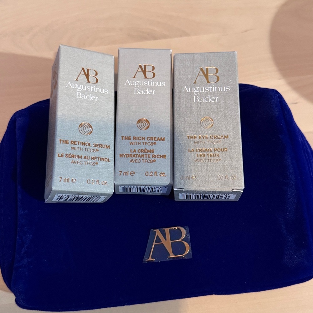 Augustinus Bader Skincare Set with Blue Pouch - Picture 2 of 3